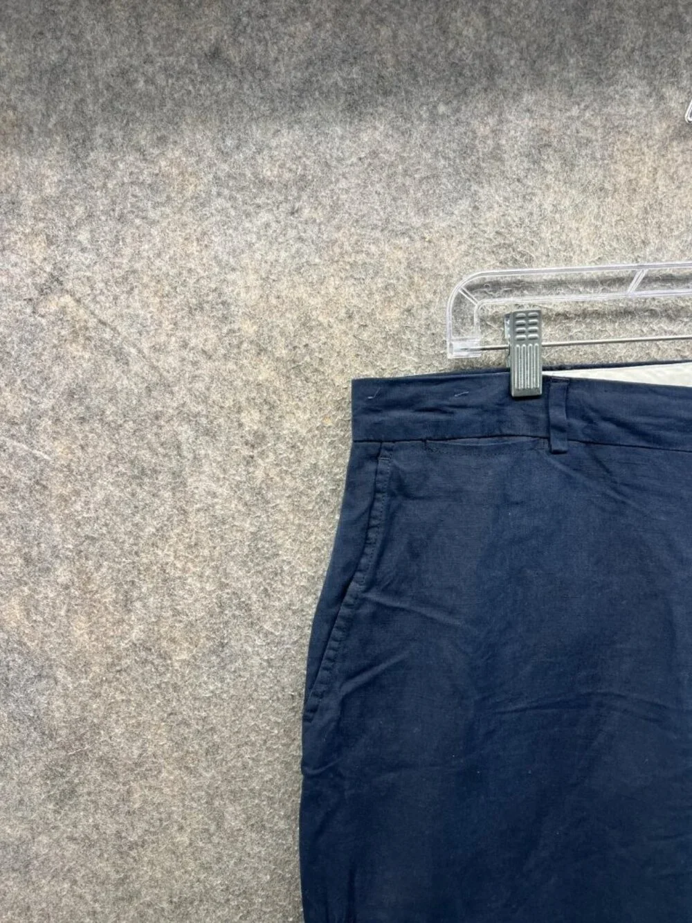 Ralph Lauren Pants Men 36x30 Blue Chino Flat Front Straight  Leg Casual Trouser